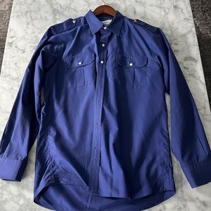 Large Ovadia & Sons navy shirt
